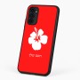 כיסוי בעיצוב אישי עם השם שלך לדגם - Motorola G96 בעיצוב פרח היביסקוס