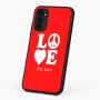 כיסוי בעיצוב אישי עם השם שלך לדגם - Motorola G96 בעיצוב אהבה