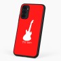 כיסוי בעיצוב אישי עם השם שלך לדגם - Motorola G96 בעיצוב גיטרה