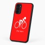 כיסוי בעיצוב אישי עם השם שלך לדגם - Motorola G96 בעיצוב אופניים אולימפיים