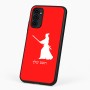כיסוי בעיצוב אישי עם השם שלך לדגם - Motorola G96 בעיצוב סמוראי
