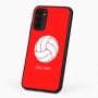 כיסוי בעיצוב אישי עם השם שלך לדגם - Motorola G96 בעיצוב כדור כדורעף