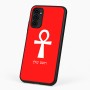 כיסוי בעיצוב אישי עם השם שלך לדגם - Motorola G96 בעיצוב אנק - מפתח החיים המצרי