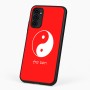 כיסוי בעיצוב אישי עם השם שלך לדגם - Motorola G96 בעיצוב סמל יינג יאנג