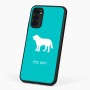 כיסוי בעיצוב אישי עם השם שלך לדגם - Motorola G96 בעיצוב כלב