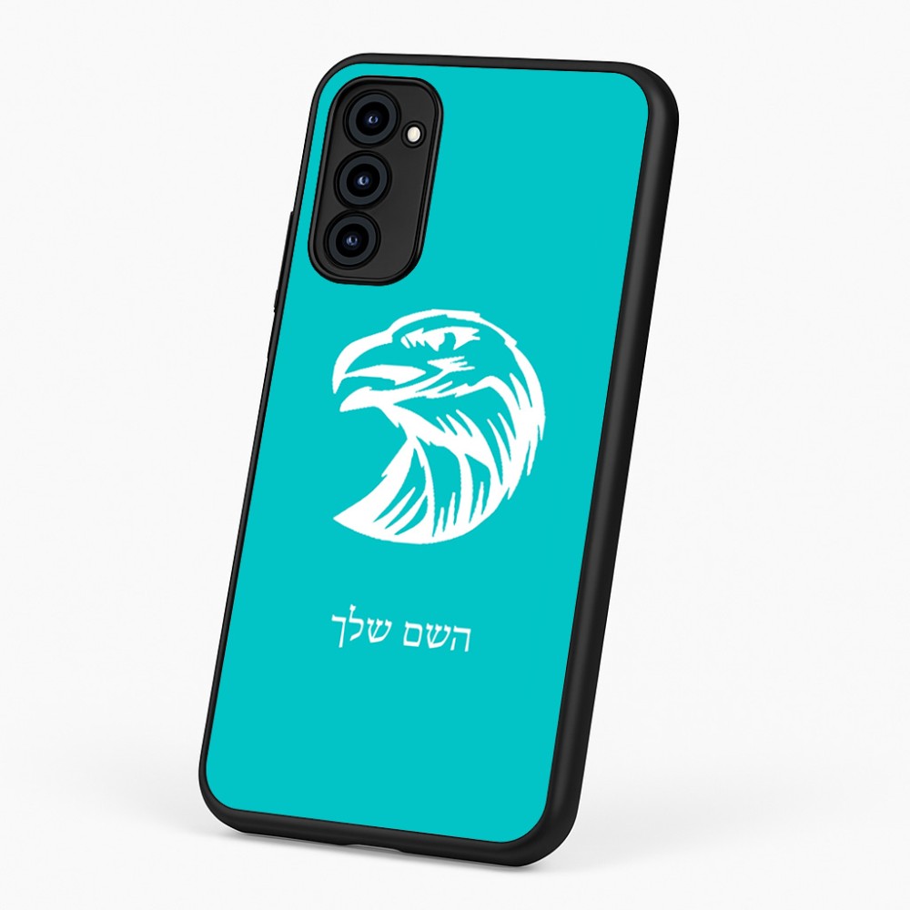 כיסוי בעיצוב אישי עם השם שלך לדגם - Motorola G96 בעיצוב ראש נשר