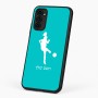 כיסוי בעיצוב אישי עם השם שלך לדגם - Motorola G96 בעיצוב שחקנית כדורגל - אישה