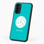 כיסוי בעיצוב אישי עם השם שלך לדגם - Motorola G96 בעיצוב כדור כדורעף