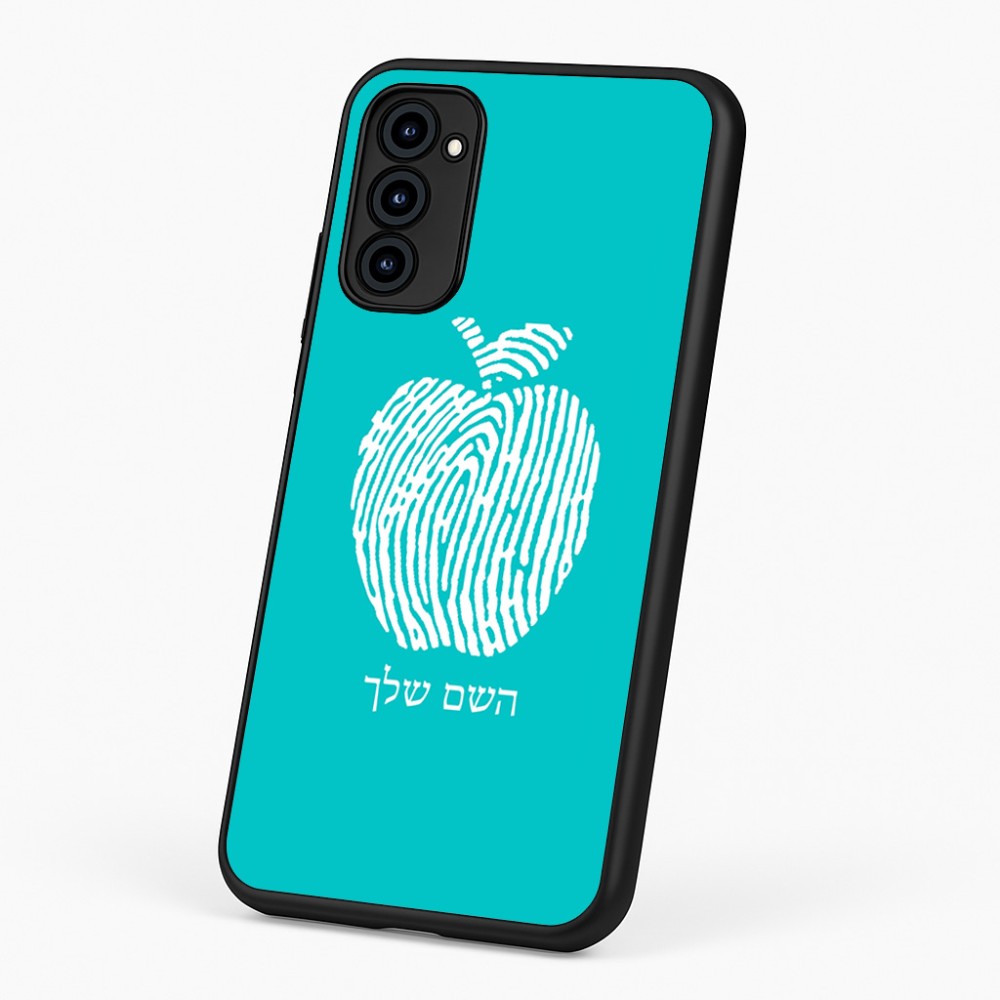 כיסוי בעיצוב אישי עם השם שלך לדגם - Motorola G96 בעיצוב הדפס תפוח