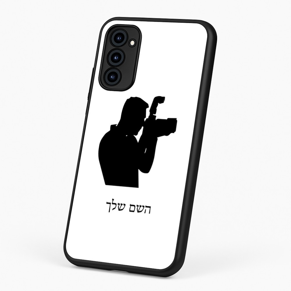 כיסוי בעיצוב אישי עם השם שלך לדגם - Motorola G96 בעיצוב צלם - גברים