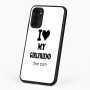 כיסוי בעיצוב אישי עם השם שלך לדגם - Motorola G96 בעיצוב אוהב את החברה שלי