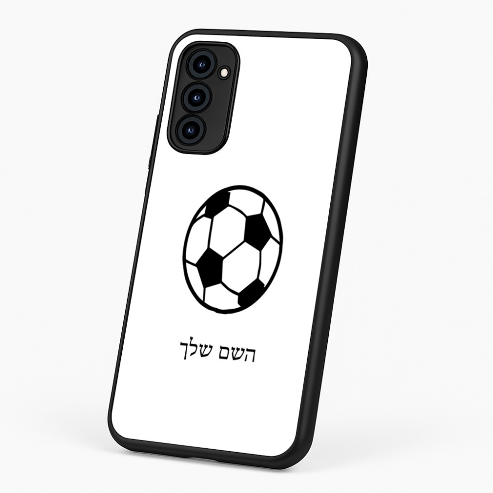 כיסוי בעיצוב אישי עם השם שלך לדגם - Motorola G96 בעיצוב כדורגל כדור כדורגל