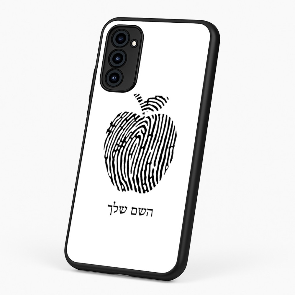 כיסוי בעיצוב אישי עם השם שלך לדגם - Motorola G96 בעיצוב הדפס תפוח