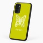 כיסוי בעיצוב אישי עם השם שלך לדגם - Motorola G96 בעיצוב פרפר