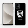 כיסוי בעיצוב אישי עם השם שלך לדגם - Motorola G96 בעיצוב פרצוף בולדוג