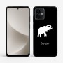 כיסוי בעיצוב אישי עם השם שלך לדגם - Motorola G96 בעיצוב פיל