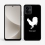 כיסוי בעיצוב אישי עם השם שלך לדגם - Motorola G96 בעיצוב תרנגול