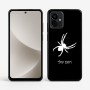 כיסוי בעיצוב אישי עם השם שלך לדגם - Motorola G96 בעיצוב עכביש