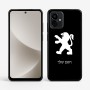 כיסוי בעיצוב אישי עם השם שלך לדגם - Motorola G96 בעיצוב פיג'ו