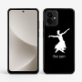 כיסוי בעיצוב אישי עם השם שלך לדגם - Motorola G96 בעיצוב בלרינה