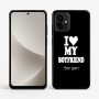 כיסוי בעיצוב אישי עם השם שלך לדגם - Motorola G96 בעיצוב אוהבת את החבר שלי