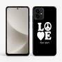 כיסוי בעיצוב אישי עם השם שלך לדגם - Motorola G96 בעיצוב אהבה
