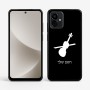 כיסוי בעיצוב אישי עם השם שלך לדגם - Motorola G96 בעיצוב כינור