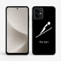כיסוי בעיצוב אישי עם השם שלך לדגם - Motorola G96 בעיצוב קפיצת סקי אולימפית
