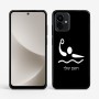 כיסוי בעיצוב אישי עם השם שלך לדגם - Motorola G96 בעיצוב כדור מים אולימפי