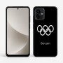 כיסוי בעיצוב אישי עם השם שלך לדגם - Motorola G96 בעיצוב אולימפי