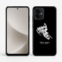 כיסוי בעיצוב אישי עם השם שלך לדגם - Motorola G96 בעיצוב אופנוע שלג