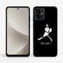 כיסוי בעיצוב אישי עם השם שלך לדגם - Motorola G96 בעיצוב שחקן טניס