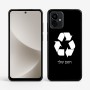 כיסוי בעיצוב אישי עם השם שלך לדגם - Motorola G96 בעיצוב למחזר