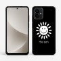 כיסוי בעיצוב אישי עם השם שלך לדגם - Motorola G96 בעיצוב שמש