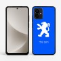 כיסוי בעיצוב אישי עם השם שלך לדגם - Motorola G96 בעיצוב פיג'ו