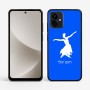 כיסוי בעיצוב אישי עם השם שלך לדגם - Motorola G96 בעיצוב בלרינה