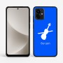 כיסוי בעיצוב אישי עם השם שלך לדגם - Motorola G96 בעיצוב כינור
