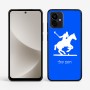 כיסוי בעיצוב אישי עם השם שלך לדגם - Motorola G96 בעיצוב שחקן פולו - סוס