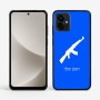 כיסוי בעיצוב אישי עם השם שלך לדגם - Motorola G96 בעיצוב אק 47