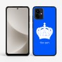כיסוי בעיצוב אישי עם השם שלך לדגם - Motorola G96 בעיצוב כתר מלכותי