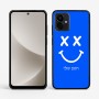כיסוי בעיצוב אישי עם השם שלך לדגם - Motorola G96 בעיצוב סמיילי