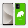 כיסוי בעיצוב אישי עם השם שלך לדגם - Motorola G96 בעיצוב קרנף