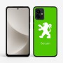 כיסוי בעיצוב אישי עם השם שלך לדגם - Motorola G96 בעיצוב פיג'ו