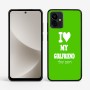 כיסוי בעיצוב אישי עם השם שלך לדגם - Motorola G96 בעיצוב אוהב את החברה שלי