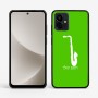כיסוי בעיצוב אישי עם השם שלך לדגם - Motorola G96 בעיצוב סקסופון