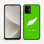 כיסוי בעיצוב אישי עם השם שלך לדגם - Motorola G96 בעיצוב נוצת נוצה