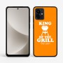 כיסוי בעיצוב אישי עם השם שלך לדגם - Motorola G96 בעיצוב מלך הגריל