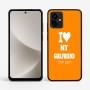 כיסוי בעיצוב אישי עם השם שלך לדגם - Motorola G96 בעיצוב אוהב את החברה שלי