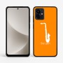 כיסוי בעיצוב אישי עם השם שלך לדגם - Motorola G96 בעיצוב סקסופון