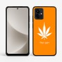 כיסוי בעיצוב אישי עם השם שלך לדגם - Motorola G96 בעיצוב עלה מריחואנה - גראס